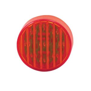 2.5 Inch 13 LED Clearance & Marker Light - Red LED/Red Lens