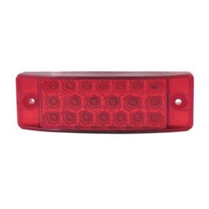 20 Diode Red LED Marker Light Red Lens