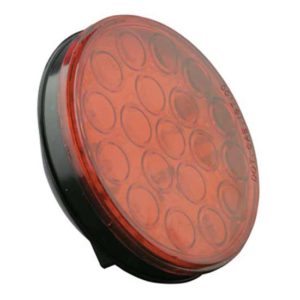 4 Inch 19 Diode Round Red LED Stop, Tail & Turn Light