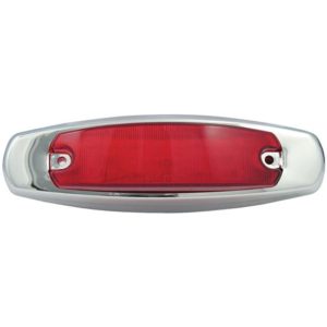 12 LED Peterbilt Style Marker Light  - Red LED/ Red Lens