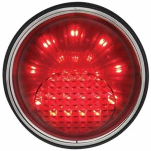 3.5 Inch 22 LED Vintage Light W/ SS Bezel - Red LED / Red Lens