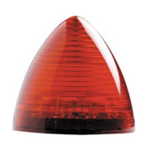 2.5 Inch 13 Diode Red LED Beehive Marker Light W/ Red Lens