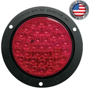 4 Inch Round Red 36 Diode LED 418 Stop, Turn & Tail Light