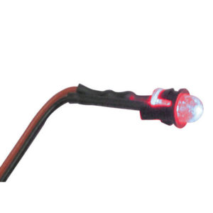 Single Red LED Snake Light W/ 12 Inch Lead Wire - 2 Pack