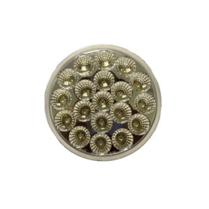 4 Inch Round 19 Diode Red Stop, Tail & Turn LED Light Clear Lens