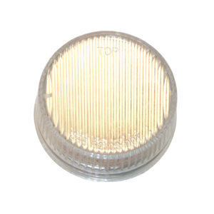 2 Inch Round 10 Diode Red LED Clearance & Marker Light Clear Lens