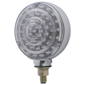 Double Face 40/48 LED Turn Signal Light W/ Amber & Red LED/ Clear Lens