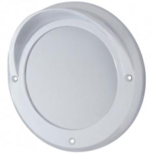 4 Inch Chrome Plastic Light Bezel W/ Mirror, Visor