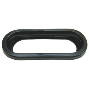 Rubber Open Back Oval Light Grommet