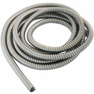 Stainless Steel Flexible 1/4 Inch Wire Loom 10 Feet Per Roll