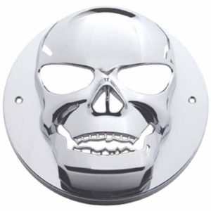 Chrome Skull Bezel For 4 Inch Light