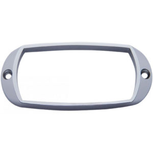 Bezel For Small Rectangular, Tiger Eye & Double Bubble