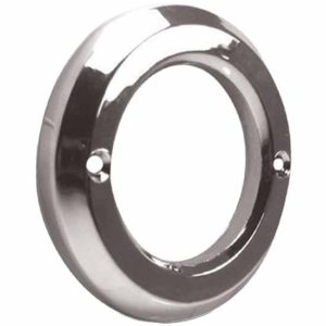 2 Inch Chrome Plastic Light Bezel W/O Visor - Screw On