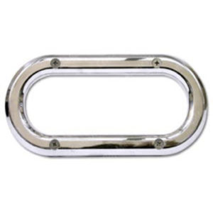 Oval Chrome Bezel W/O Visor