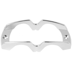 5.5 X 2.25 X 1.125 Inch Chrome Plastic Lens Guard For Double Bubble Or Tiger Eye Marker Lights