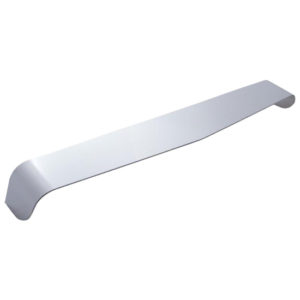 14.75 Inch Stainless Steel Dual Headlight Visor