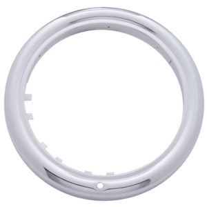 7 Inch Stainless Steel Classic Headlight Bezel W/O Turn Signal Hole