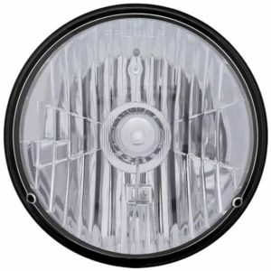 7 Inch Round Crystal Headlight & Halogen Bulb For Peterbilt 359, 378, 379, 388, & 389