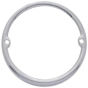 Stainless Steel Round Cab Light Bezel For Glass Lens Conversion