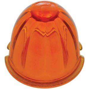 Amber Watermelon Glass Cab Light Lens
