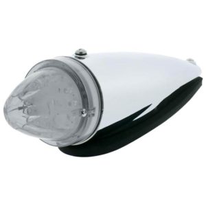 13 LED Watermelon Truck-Lite Style Cab Light - Amber LED/ Clear Lens