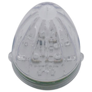 19 LED Watermelon Style Grakon 1000 Cab Light - Amber LED/ Clear Lens