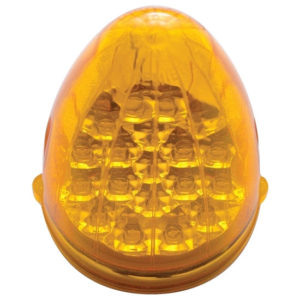 19 LED Grakon Style Replacement Cab Light - Amber LED/ Amber Lens