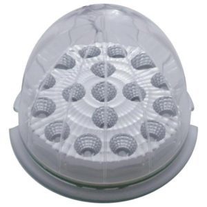 Dual Function 17 LED Reflective Cab Light - Red LED/ Clear Lens