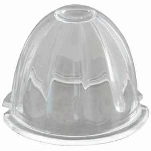 Clear Glass Watermelon Style Lens, 3 1/2 Inch For Cab & Marker Lights