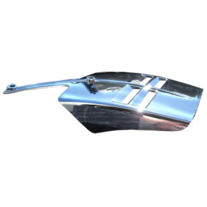 Chrome Plastic Square Cab Light Bezel For Kenworth & Pete Models