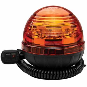 12 LED Vacuum Magnetic Mount Amber Dome 3 Flash Beacon Light