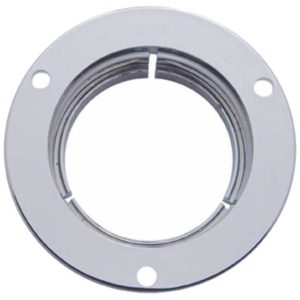 Chrome 2 Inch Snap On Light Flange
