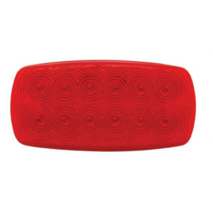 2 X 4 Inch 12 LED Rectangular Clearance & Marker Light Base