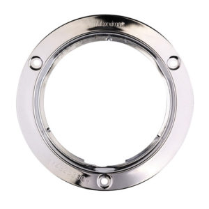 4 Inch Round Chrome Security Flange - Snap On