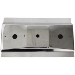 CSM SS Light Bracket For Mounting 2 Watermelon Style Lights W/ Switch In Middle