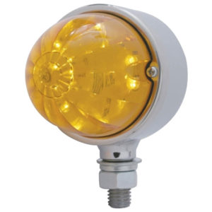 17 Diode Amber LED Auxiliary Light W/ Watermelon Style Amber Lens