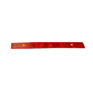 1 X 12 Inch 1/4 Inch Thick Red Reflector