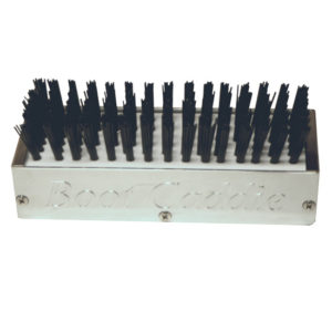 Chrome Aluminum Boot Caddie W/ Black Brush