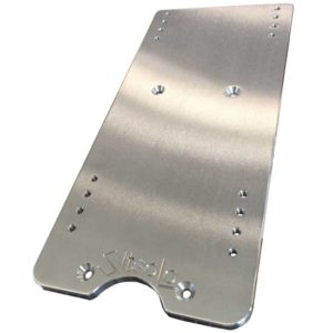 10 Inch Billet Aluminum Low Base Seat Adapter For Bostrom & Seats Inc. Seats