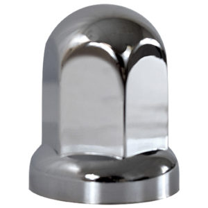 33MM X 2.4375 Inch Chrome Plastic Standard Lug Nut Cover - Single