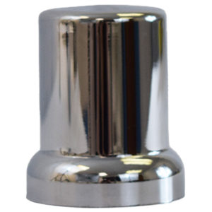 33 MM Chrome Top Hat Nut Cover W/ Flange
