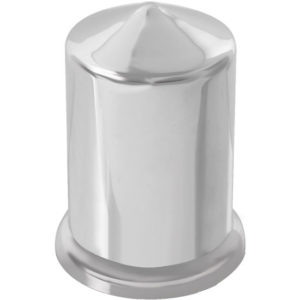 1.5 Inch Chrome Plastic Top Hat Style Nut Cover