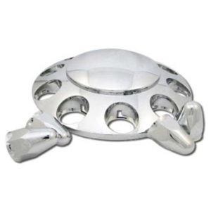 Chrome Plastic Hub Cover For 1.5 Inch Budd Wheels