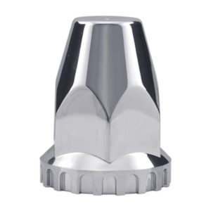 33MM X 3 Inch Chrome Plastic Push-On Nut Cover