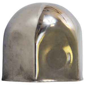 1.5 X 1.5 Inch Chrome-Plated Steel Budd Nut Cover W/O Flange