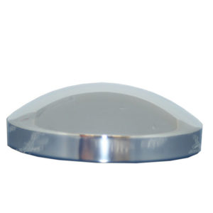 TPHD 8 Inch Chrome Dome Shaped Rear Hubcap For 5/8 Inch Axle Studs