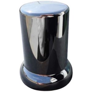 Chrome 3.25 Inch 33MM Top Hat Lug Nut Cover - Push On