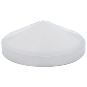 Chrome Pointed Rear Hub Cap, 7 1/2 Inch ID