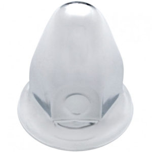 33MM X 2.125 Inch Chrome-Plated Steel Bullet Nut Cover With Flange