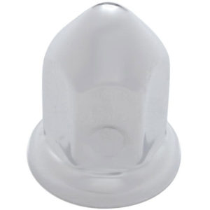 33MM X 2.375 Inch Chrome-Plated Steel Pointed Nut Cover With Flange